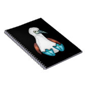 Carnet Bleu Bobby mignon Oiseau Cadeau Oiseau de mer Pied (Côté Droit)