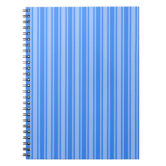 Carnet Bleu bonbons rayures (Devant)
