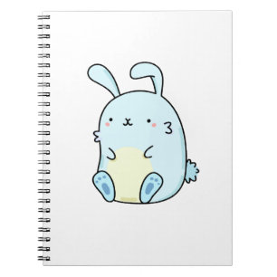 Carnet Bleu Bunny de Cute Kawaii