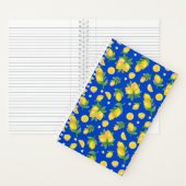 Carnet Bleu citron (À l'intérieur)