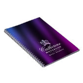 Carnet Bleu citron pourpre (Côté Droit)