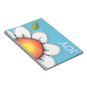 Carnet bleu Daisy Joy (Côté Droit)