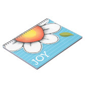 Carnet bleu Daisy Joy (Côté gauche)