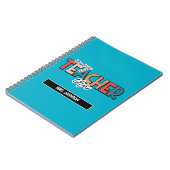 Carnet Bleu dans ma citation de l'ère de professeur (Côté gauche)