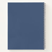 Carnet Bleu d'ardoise Prendre la route haute motivation (Dos)