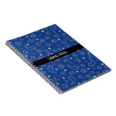 Carnet bleu de Bandana (Côté Droit)
