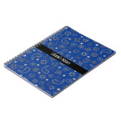 Carnet bleu de Bandana (Côté gauche)