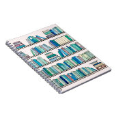 Carnet bleu de bibliothèque (Côté Droit)