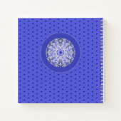 Carnet Bleu de dentelle en céramique de Grèce (Dos)