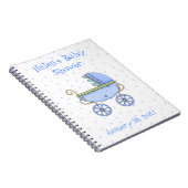 Carnet bleu de douche de voiture d'enfant (Côté Droit)