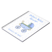 Carnet bleu de douche de voiture d'enfant (Côté gauche)