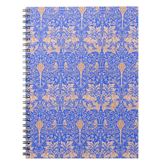 Carnet bleu de Nouveau d'art de William Morris de (Devant)