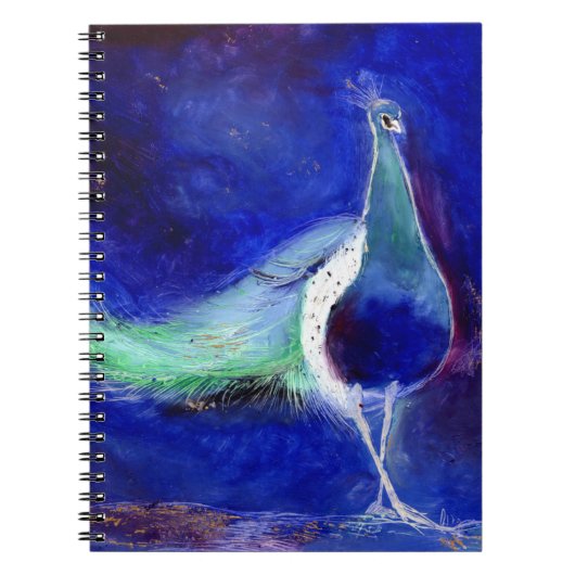 Carnet Bleu de paon 2013 (Devant)