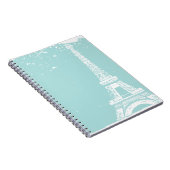 Carnet bleu de Tour Eiffel (Côté Droit)