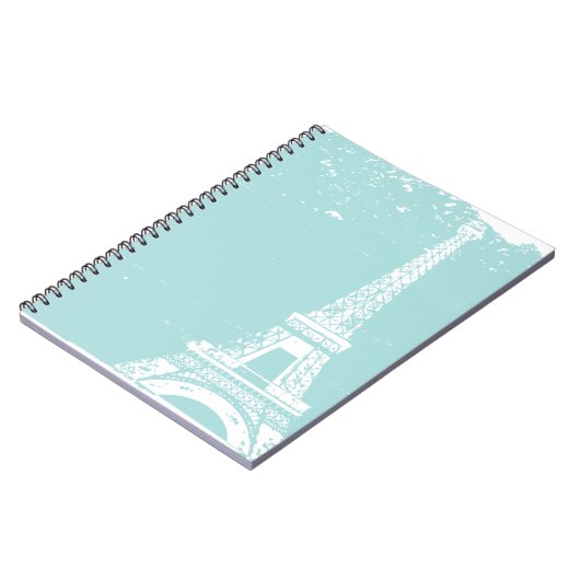 Carnet bleu de Tour Eiffel (Côté gauche)