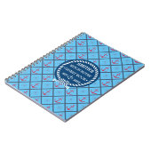 Carnet Bleu de turquoise de maison de hôtes de Chambre de (Côté gauche)