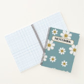 Carnet Bleu d'oeuf de canard avec marguerites, Original (Intérieur)