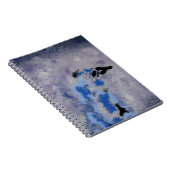 Carnet bleu d'oiseau (Côté Droit)