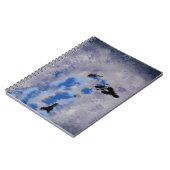 Carnet bleu d'oiseau (Côté gauche)
