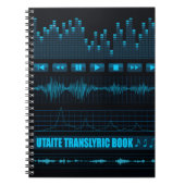 Carnet bleu d'Utaite Translyric (Devant)