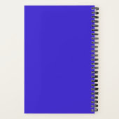 Carnet Bleu Électrique Classique Monogramme (Verso)