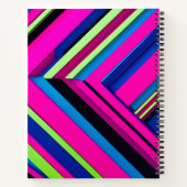 Carnet Bleu électrique et rose (Dos)