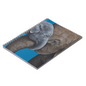 Carnet bleu Elphant et Enfant (Côté gauche)