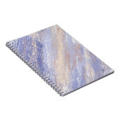 Carnet Bleu et beige Abstrait et embrouillé (Côté Droit)