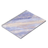 Carnet Bleu et beige Abstrait et embrouillé (Côté gauche)