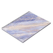 Carnet Bleu et beige Abstrait et embrouillé (Côté gauche)