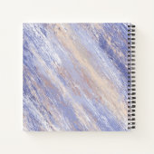 Carnet Bleu et beige Abstrait et embrouillé (Dos)