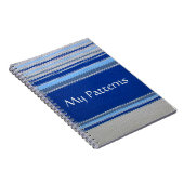 Carnet - Bleu et Blanc (Côté Droit)