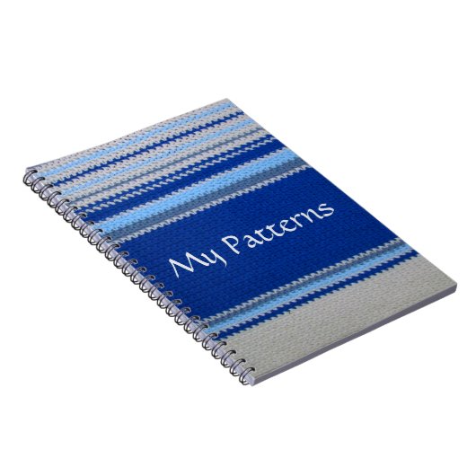 Carnet - Bleu et Blanc (Côté Droit)