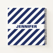 Carnet Bleu Et Blanc Gratté (Dos)