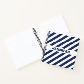 Carnet Bleu Et Blanc Gratté (Intérieur)