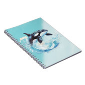 Carnet Bleu et Blanc Océan Plage Nautique (Côté Droit)