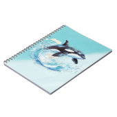 Carnet Bleu et Blanc Océan Plage Nautique (Côté gauche)