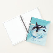 Carnet Bleu et Blanc Océan Plage Nautique (Intérieur)