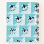 Carnet Bleu et blanc Ocra Ocean Beach Nautique (Dos)