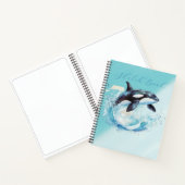 Carnet Bleu et blanc Ocra Ocean Beach Nautique (Intérieur)