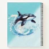 Carnet Bleu et blanc Ocra Ocean Beach Nautique (Dos)