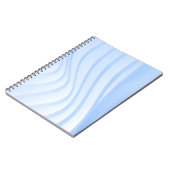 Carnet Bleu et blanc rayé (Côté gauche)