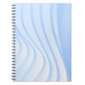 Carnet Bleu et blanc rayé (Devant)