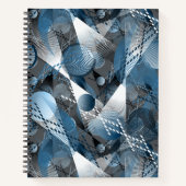 Carnet Bleu et gris. Résumé. (Devant)