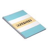 Carnet Bleu Et Jaune (Côté Droit)