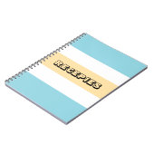 Carnet Bleu Et Jaune (Côté gauche)