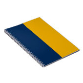 Carnet Bleu et or PERSONNALISÉ (Côté Droit)