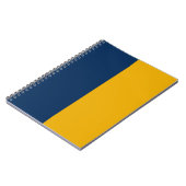 Carnet Bleu et or PERSONNALISÉ (Côté gauche)