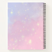 Carnet Bleu Et Rose Brush Lien Blink (Dos)