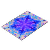 Carnet Bleu et rose Gradient Pastel Bubble Art (Côté gauche)